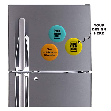 Customized Metal 44mm Fridge Magnets for Events & Branding – The ...