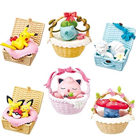 Buy Wdd Pokemon Utatane Nap in The Basket Mini Figure 6Pack Box ...