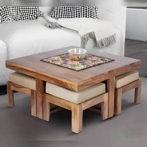 EverCraft Rosewood ( Sheesham ) Solid Wood Coffee Table Price in India ...