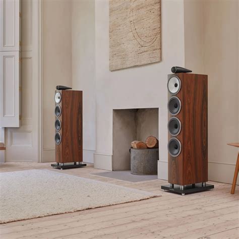 Bowers & Wilkins 702 S3 - 3 Way Floor Standing Speaker (Pair) (Mocha C ...