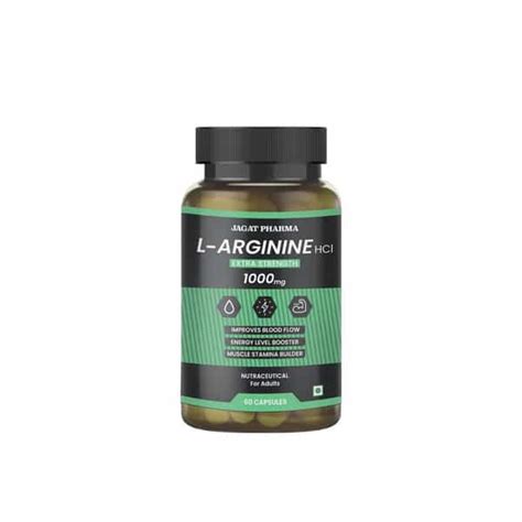 Buy JAGAT PHARMA L-ARGININE CAPSULES Online & Get Upto 60% OFF at PharmEasy