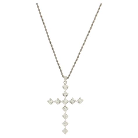 Cartier Paris Gold Cross Pendant Necklace at 1stDibs