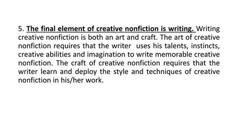 what is Creative Non-fiction for grade 11/12 | PPTX