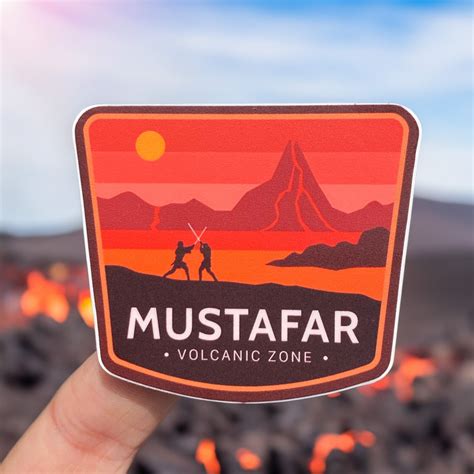 Mustafar National Parks Sticker - Wish Upon Magic