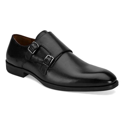 Buy Hugo Classic Black Monk Shoes Online – Sanfrissco