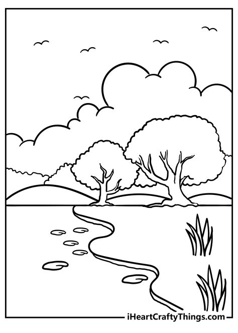 Nature Coloring Pages (500+ Free PDF Printables)