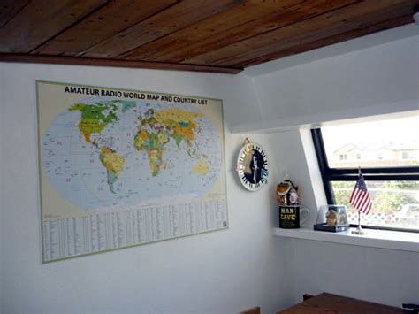 Amateur Radio Prefix Wall Map