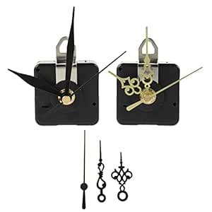 Buy 1 Set Quartz Clock Mechanism Replacement with Clock Hands Silent ...