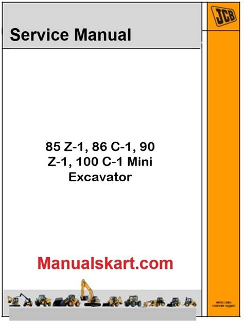 JCB Equipment Manuals PDF Service Repair Parts Guides Hub – Manuals Kart