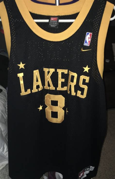 Vintage Nike Kobe Bryant #8 Jersey Los Angeles Lakers Black Mamba ...