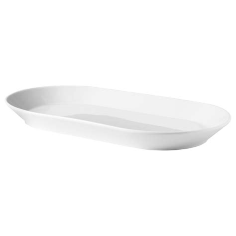 IKEA 365+ serving plate, white, 38x22 cm (15x8 ¾") - IKEA