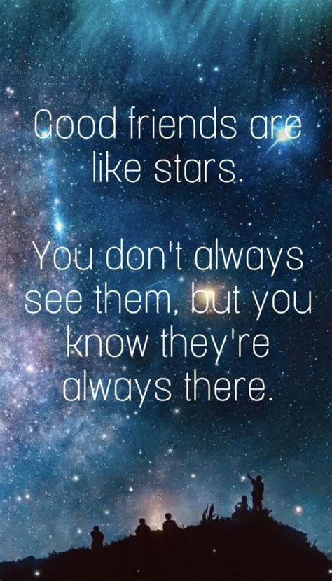 Good Friends Are Like Stars