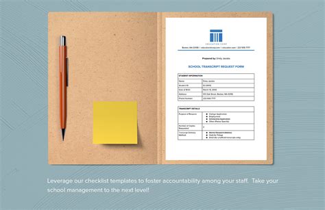 Image result for Transcript Request Form Example