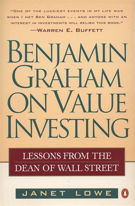 Buy Benjamin Graham on Value Investing: Lessons from the Dean of Wall ...