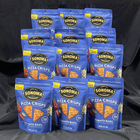 Tomato Basil Pizza Crisps | Sonoma Creamery