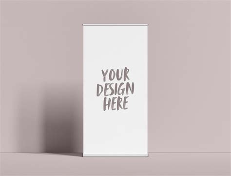 Roll up mockup 850x2000 Изображения – скачать бесплатно на Freepik