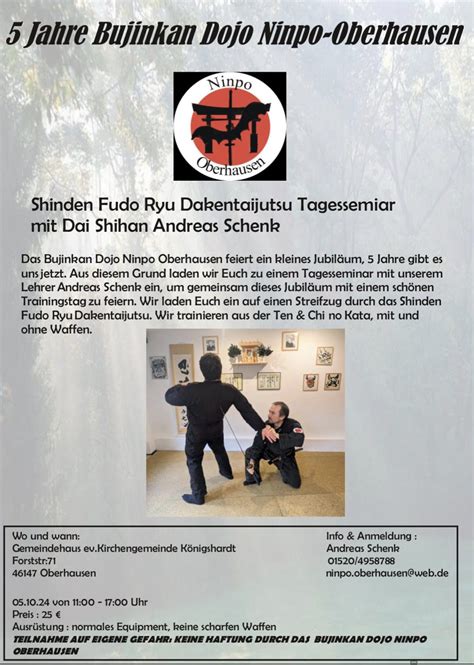 5 Jahre Bujinkan Dojo Ninpo Oberhausen , Ev. Kirchengemeinde ...