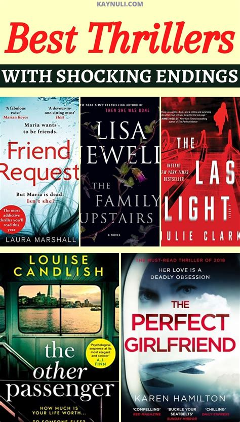 15 best underrated thriller books filled with suspense – Artofit