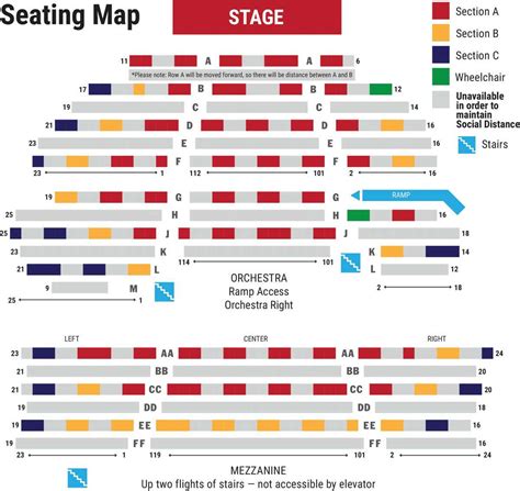 Saratoga Performing Arts Center Seating Chart With Seat Numbers
