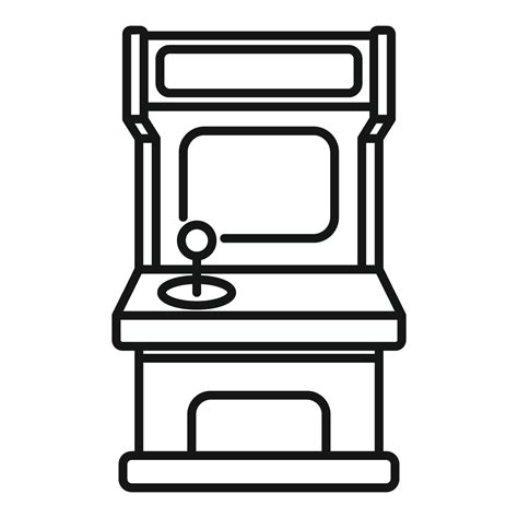 Arcade Machine Drawing