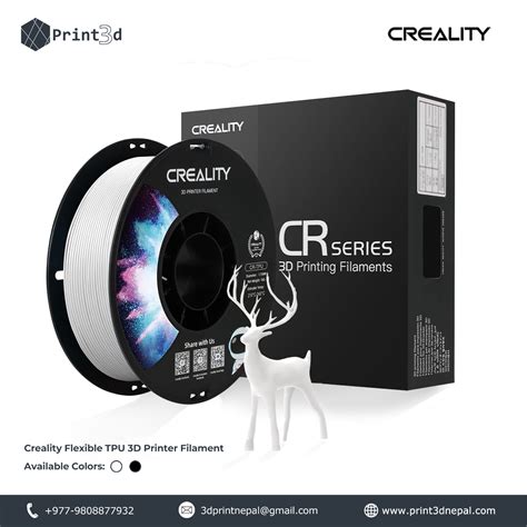 Creality TPU Filament - White | 3d Printer in Nepal