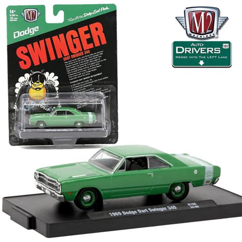 M2 Drivers 108 – 1969 Dodge Dart Swinger 340 – Modelmatic (1:64 ...