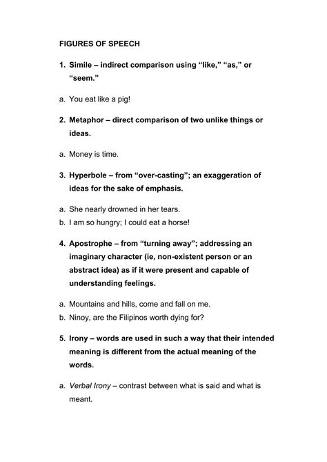 Irony Examples Figures Of Speech