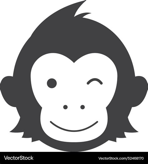 Monkey logo design Royalty Free Vector Image - VectorStock