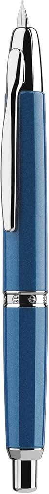 Moonman A1 Press Fountain Pen, Retractable Extra Fine Nib Metal Blue ...