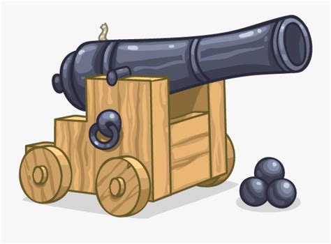 Transparent Pirate Cannon Png - Pirate Cannon Clipart , Free ...