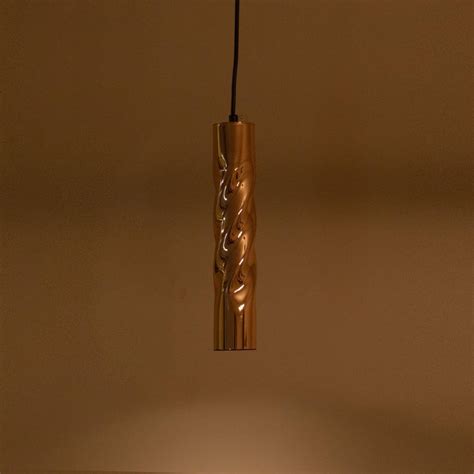 All Curves Rose Gold LED Pendant Light for Modern | Light & Living