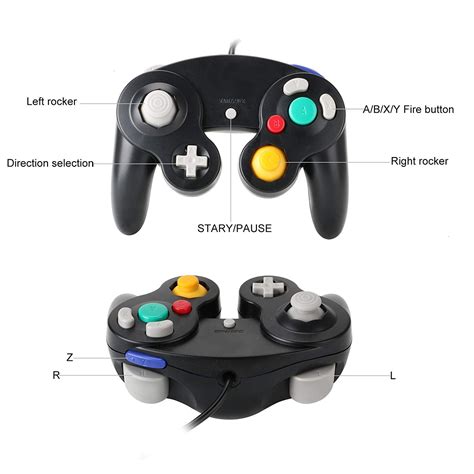GameCube Controller for Nintendo Wii and GameCube [2 Packs]