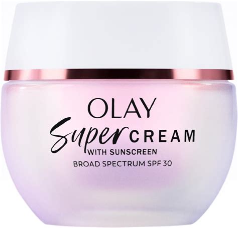 Amazon.com: Olay Super Cream with Sunscreen SPF 30, 1.7 oz, Ultra Lightweight Face Moisturizer ...