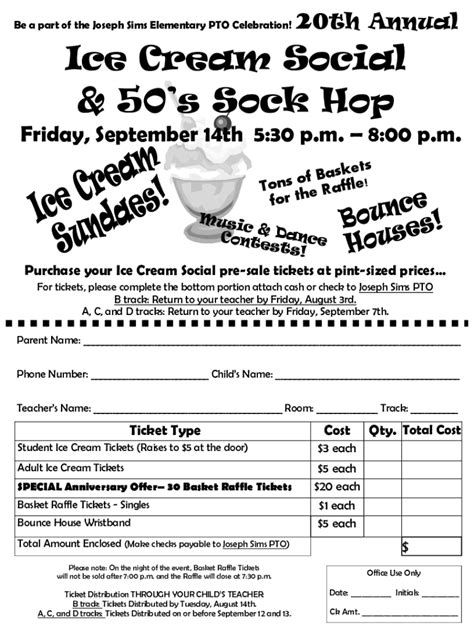 Fillable Online Welcome to the Joseph Sims PTO website! - Joseph Sims ...