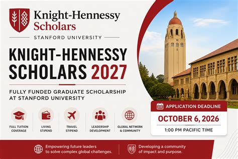 Stanford University Scholarships 2027 (Fully Funded) | Knight-Hennessy ...