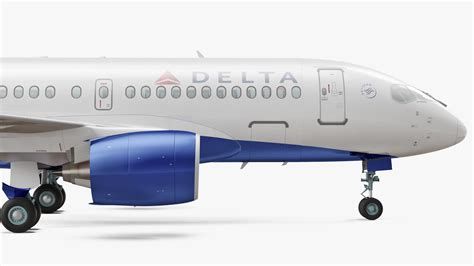 Airbus A220 100 Delta Simple Interior 3D | 3D Molier International