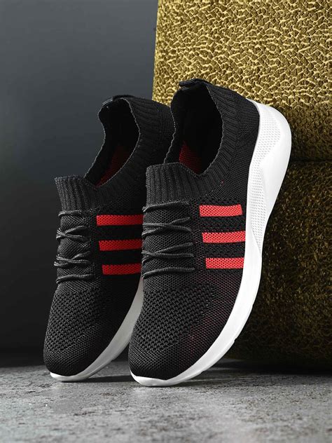 HRX by Hrithik Roshan Women Black Flyknit Technology Walking Shoes ...