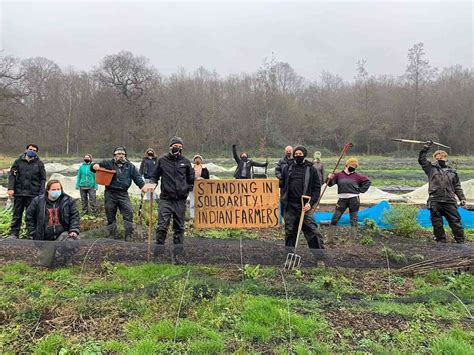 In photos: Farmers across UK rally in solidarity with Indian protestors ...