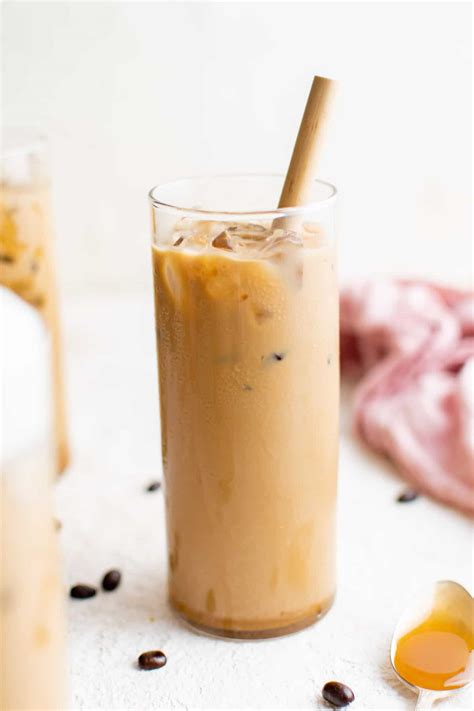 Caramel Iced Coffee • Pancake Recipes