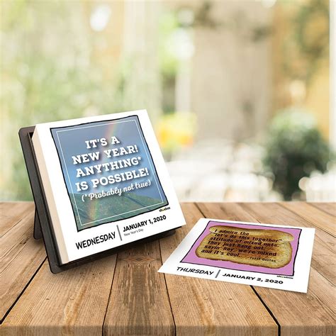 2020 Shoebox Daily Desktop Calendar - Walmart.com