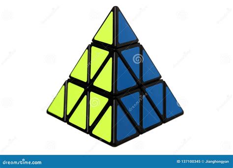 Rubik`s Pyramid Looking Cube Called Pyraminx Used For Speedsolving ...