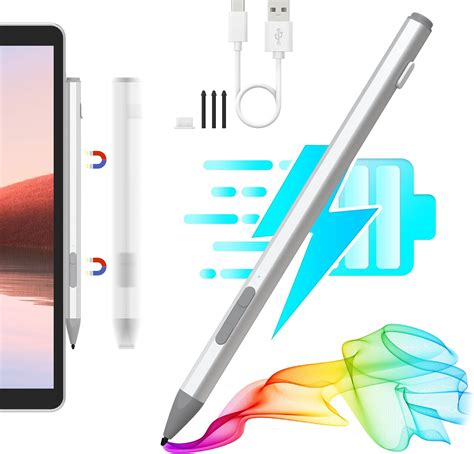 Surface Pen Stylus for Microsoft Surface Pro 11/10/9/8/X/7+/7/6/5/4/3 ...