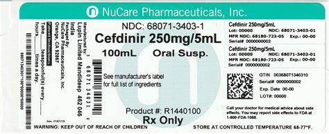 DailyMed - CEFDINIR powder, for suspension