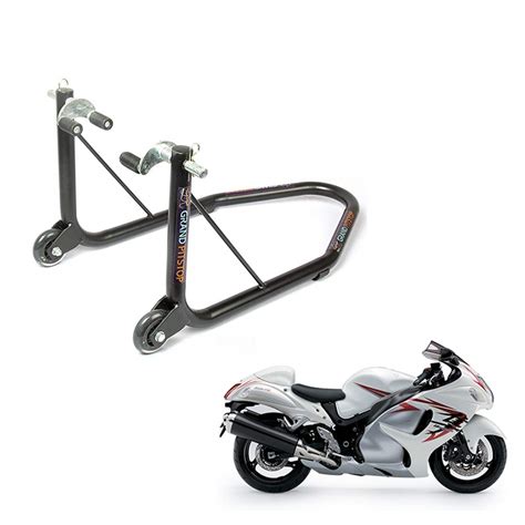 Grand Pitstop Front Paddock Stand Non-Dismantable for Hayabusa (Black ...