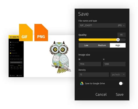 GIF to PNG online converter | free image formats converter Raw.pics.io