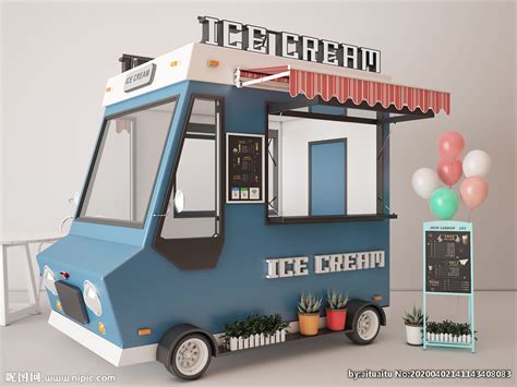 快餐车设计图__室内模型_3D设计_设计图库_昵图网nipic.com