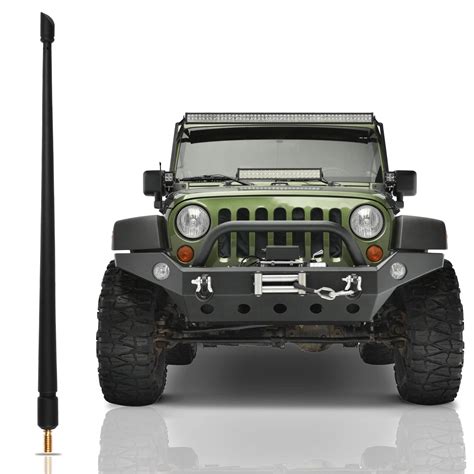 Buy Short Antenna for Jeep Wrangler Accessories JK JKU JL JLU Gladiator ...