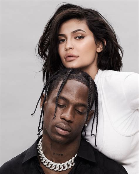Kylie Jenner and Travis Scott - GQ Magazine August 2018 • CelebMafia
