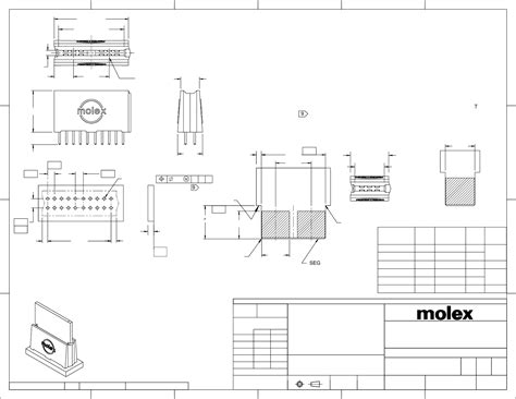 45719 Series Drawing Datasheet by Molex | Digi-Key Electronics