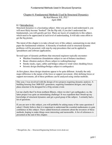 Image result for Computational Methods in Structural Dynamics